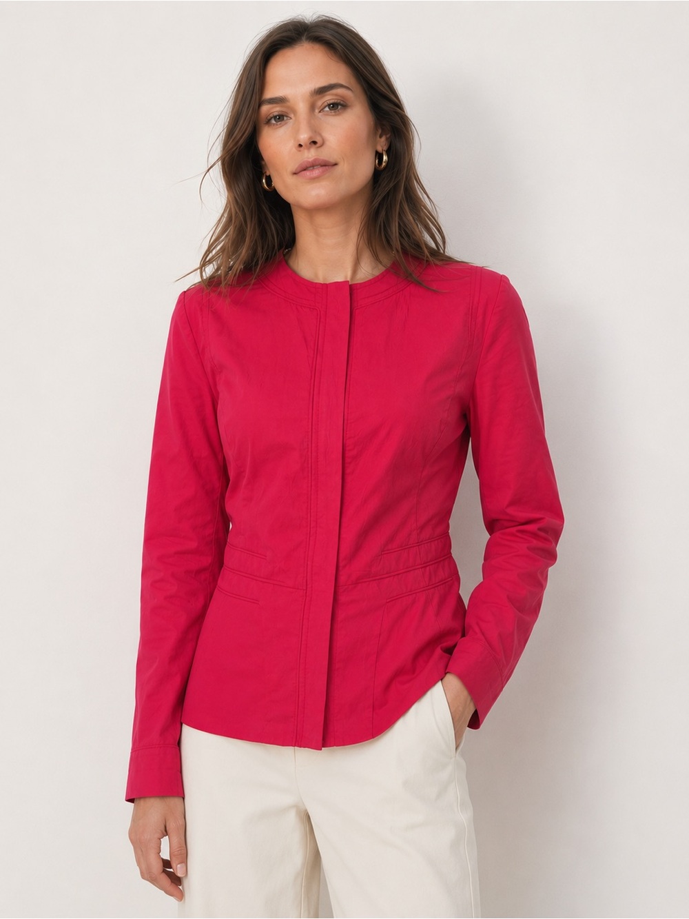 Elie Tahari Pink Women's Jacket Size L